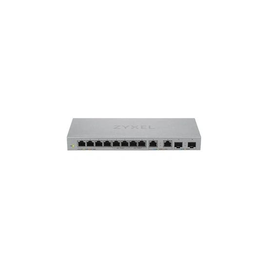 XGS1010-12 - V2 - commutateur - Géré - 8 x 10/100/1000 + 2 x 100/1000/2.5G + 2 x 1 gigabit/10 gigabit SFP+ (liaison montante) - 