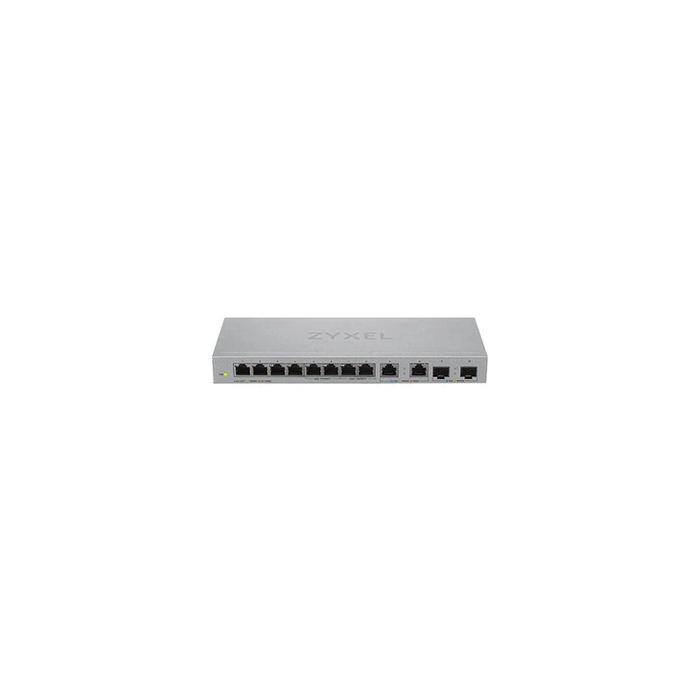 XGS1010-12 - V2 - commutateur - Géré - 8 x 10/100/1000 + 2 x 100/1000/2.5G + 2 x 1 gigabit/10 gigabit SFP+ (liaison montante) - 