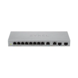 XGS1010-12 - V2 - commutateur - Géré - 8 x 10/100/1000 + 2 x 100/1000/2.5G + 2 x 1 gigabit/10 gigabit SFP+ (liaison montante) - 