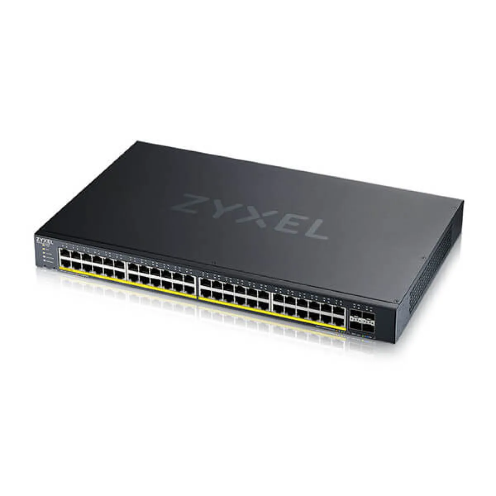 Zyxel XGS1935 Series XGS1935-52HP - Commutateur - géré - L3 Lite - intelligent - 48 x 10/100/1000 (PoE) + 4 x SFP+ 10 Go (liaiso