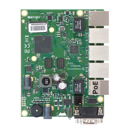 Mikrotik RB450Gx4 Routeur connecté Gigabit Ethernet Vert - Neuf