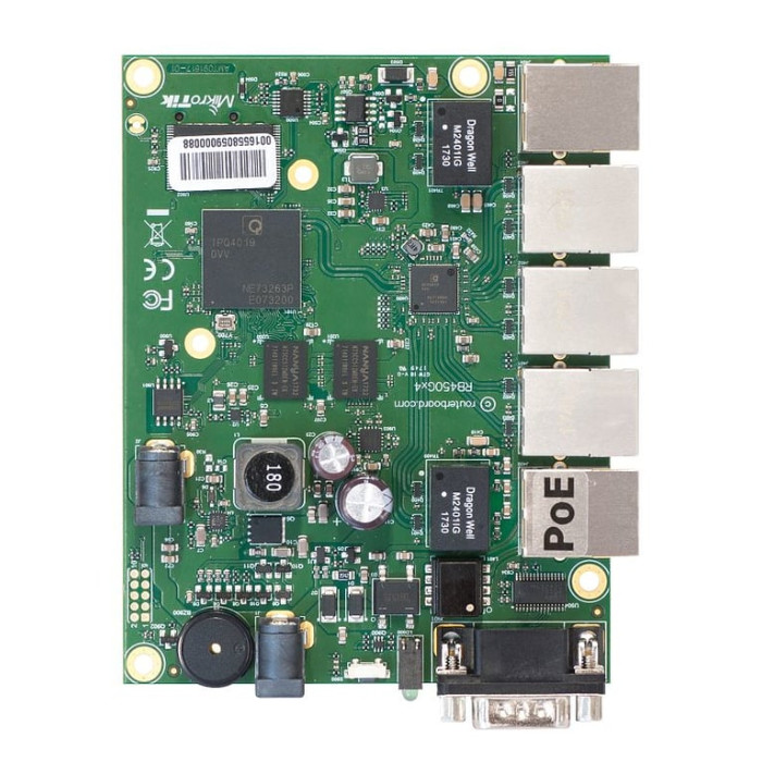 Mikrotik RB450Gx4 Routeur connecté Gigabit Ethernet Vert - Neuf
