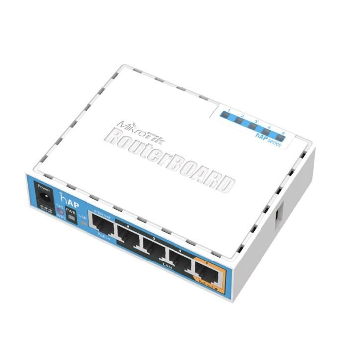 MikroTik hAP - Point d'accès Wi-Fi pour maison
