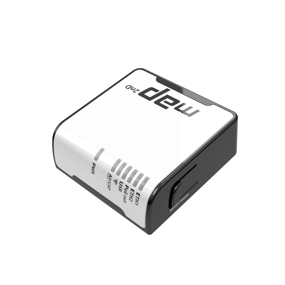 Mikrotik mAP Noir et Blanc - Routeur PoE Neuf