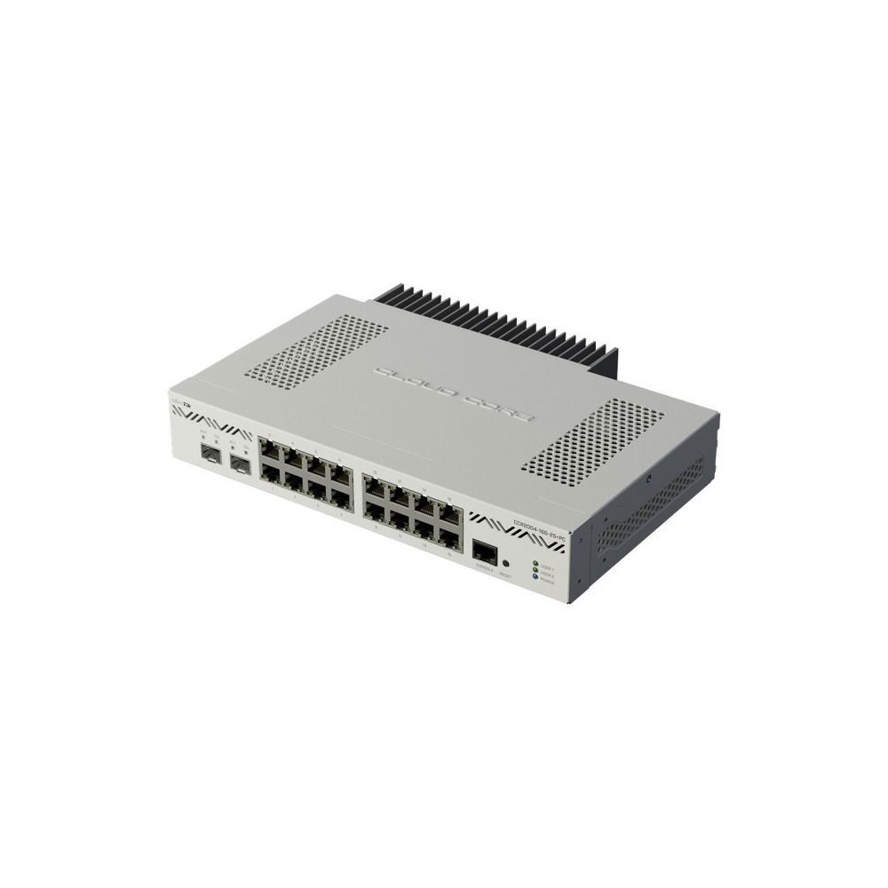 Routeur - MikroTik - CCR2004-16G-2S+PC - 16x Gigabit Ethernet - 2x 10G SFP+ - 4GB RAM