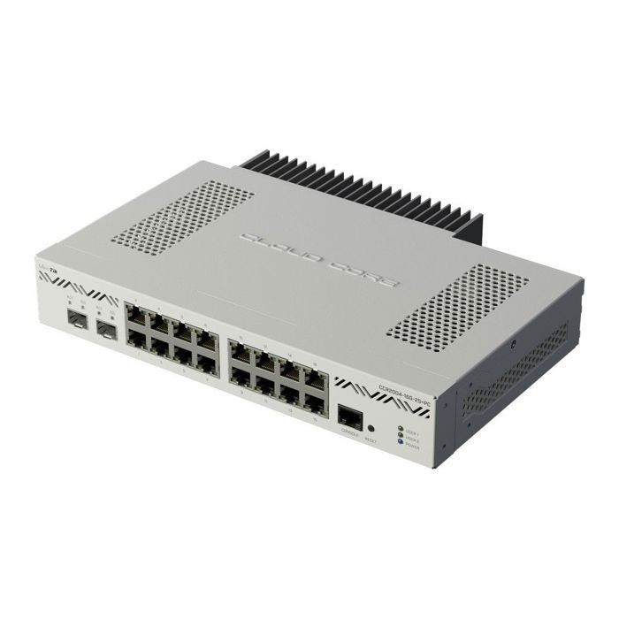 Routeur - MikroTik - CCR2004-16G-2S+PC - 16x Gigabit Ethernet - 2x 10G SFP+ - 4GB RAM