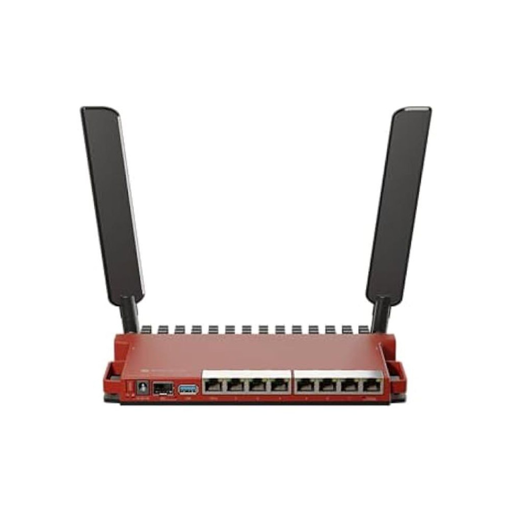 Mikrotik L009UiGS-2HaxD-IN routeur sans Fil Gigabit Ethernet Monobande (24 GHz) Rouge