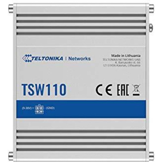 Switch Ethernet Teltonika TSW110 - 5 Ports Gigabit