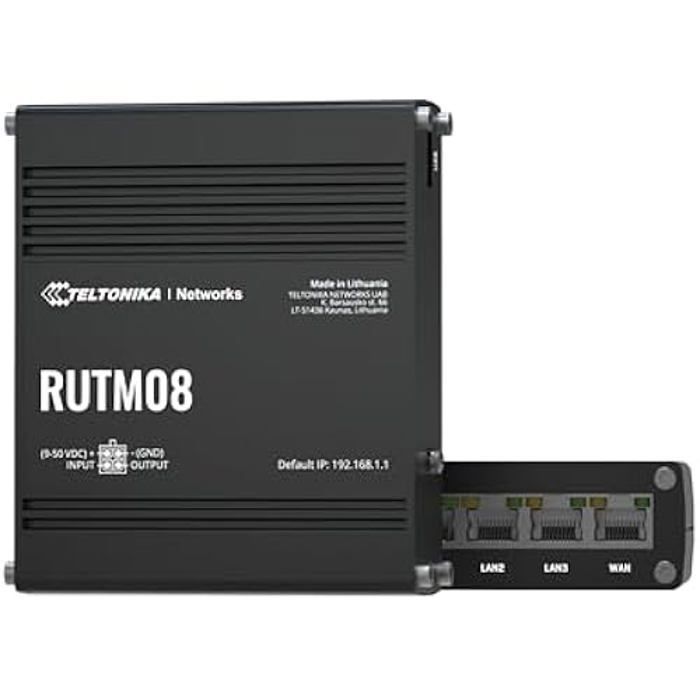 Routeur Ethernet industriel TELTONIKA RUTM08 - 4 ports
