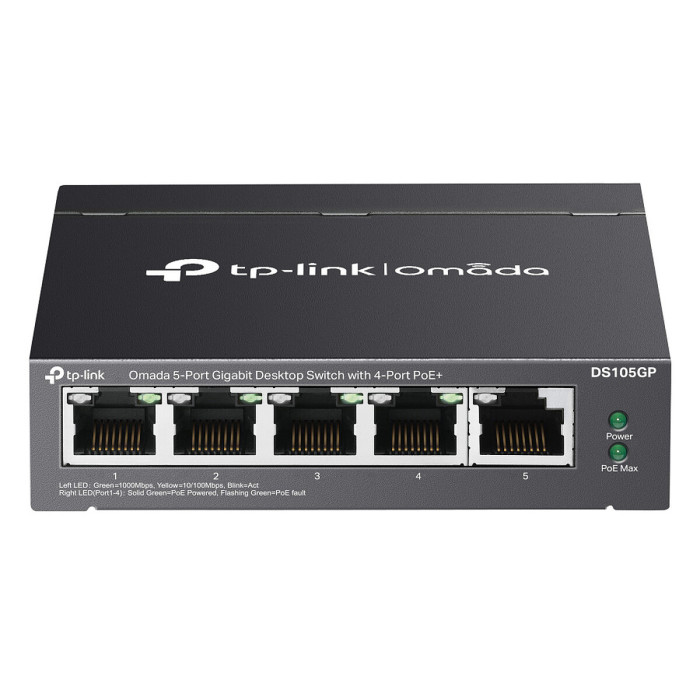 TP-LINK DS105GP - Switch de bureau 5 ports PoE+