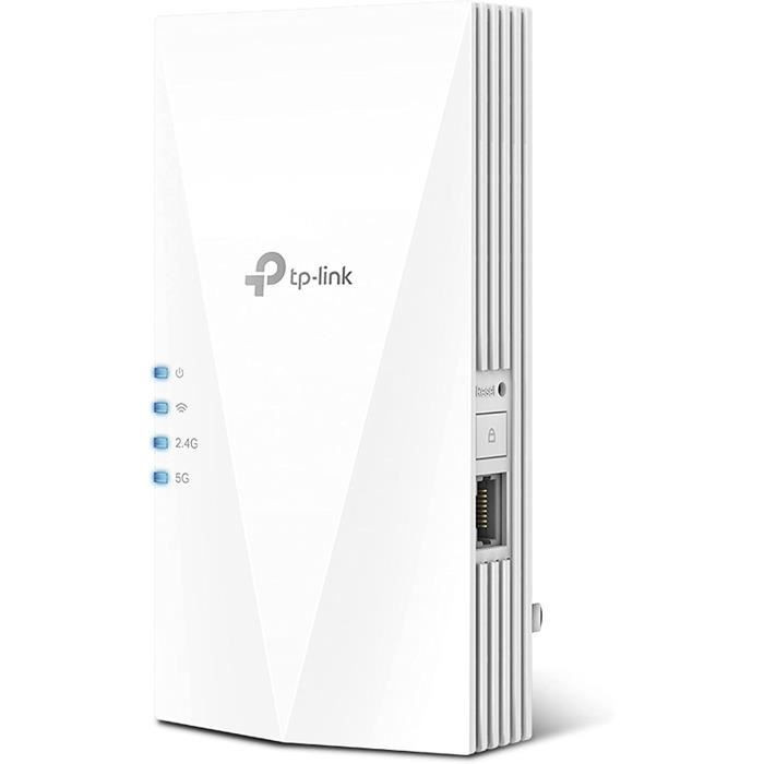 Répéteur WiFi 6 - TP-Link - RE700X - 3000 Mbps - Couverture 150 m¬≤ - 1 Port Ethernet Gigabit