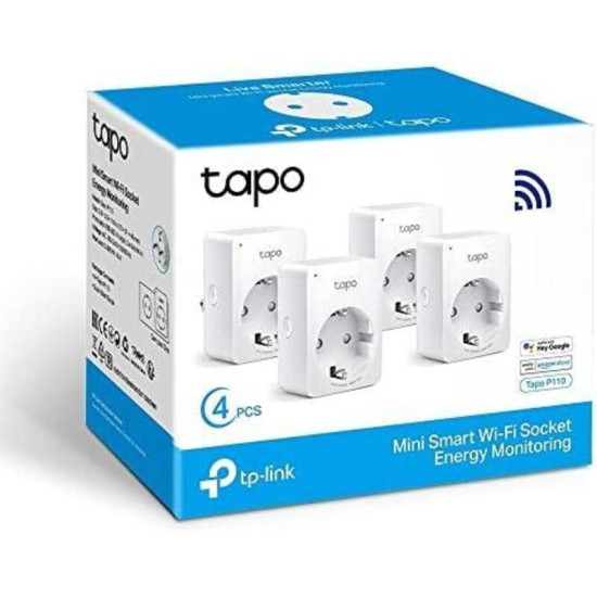 Tp-link Tapo Tapo P110 Prise Wi-fi Smart Avec Mesure De Consommation D'Énergie, Prise Smart Home Alexa, Fonctionne Avec Alexa, G