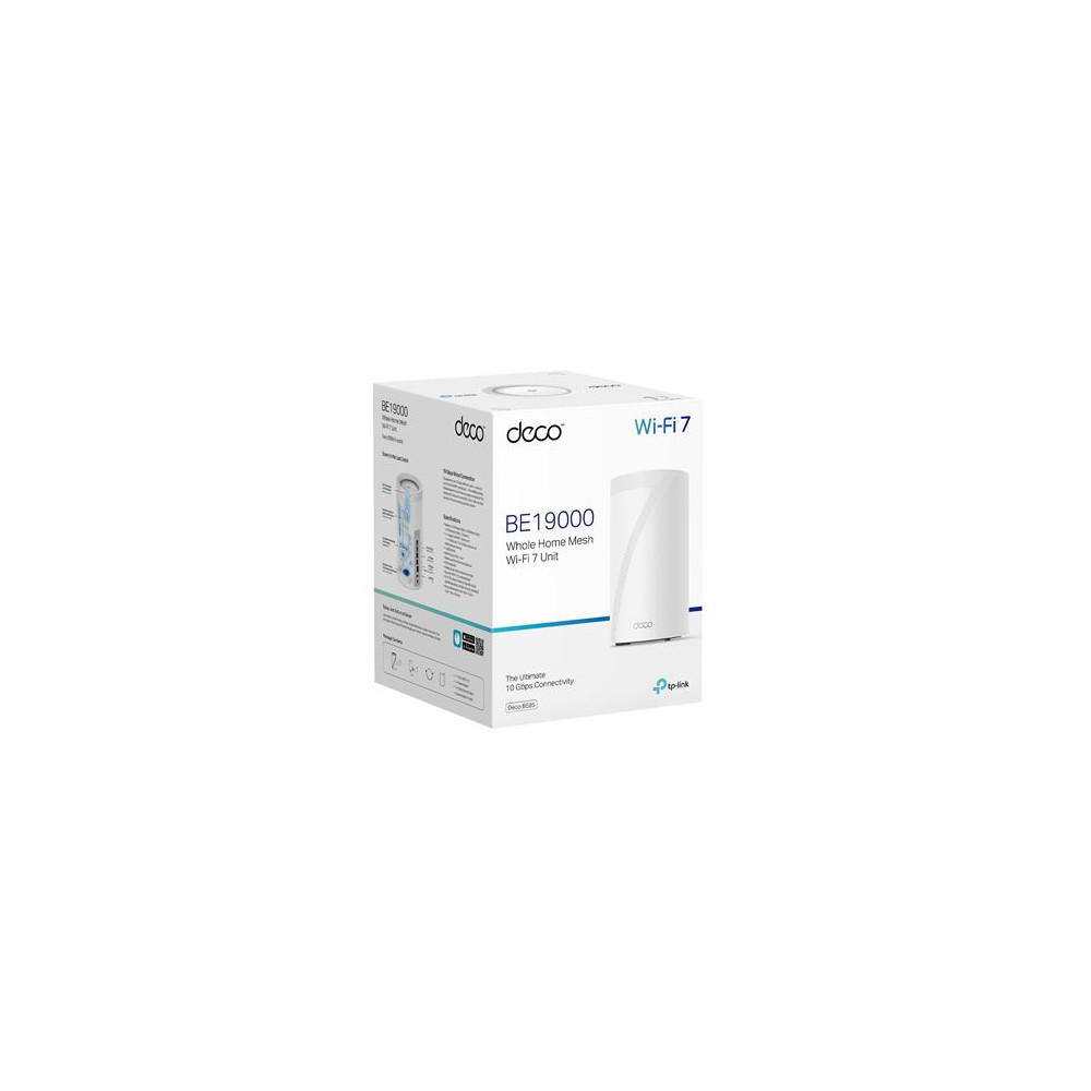 Système WiFi 7 Mesh tri-bande 19 Gigabit TP-LINK Deco BE85 Blanc et gris