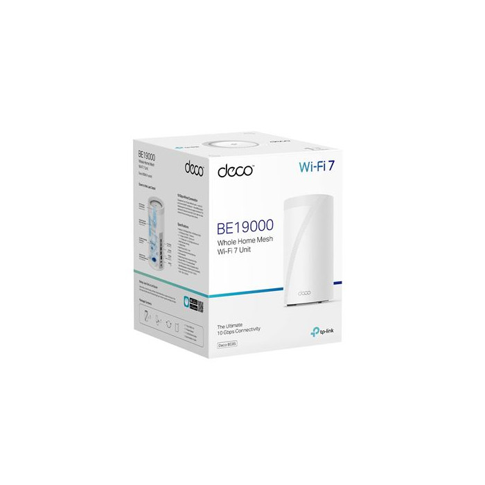 Système WiFi 7 Mesh tri-bande 19 Gigabit TP-LINK Deco BE85 Blanc et gris