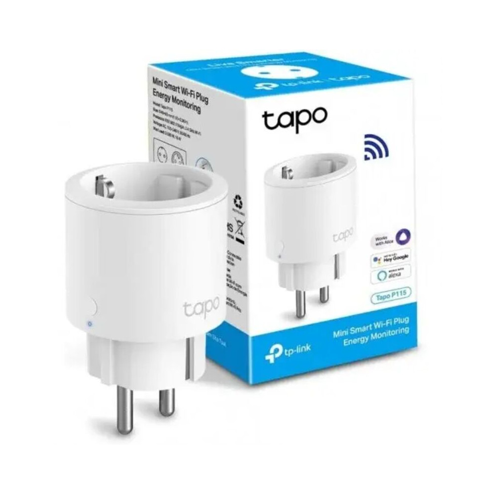 tp-link Tapo P115 prise intelligente blanche compacte