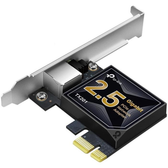 Carte Réseau PCIe 25 Gigabit - TP-Link - TX201 - Latence ultra-faible - Compatible Windows 11/10/8.1/8/7