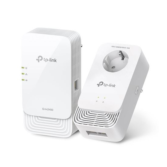 Kit CPL TP-Link G.hn2400 Gigabit WiFi Blanc