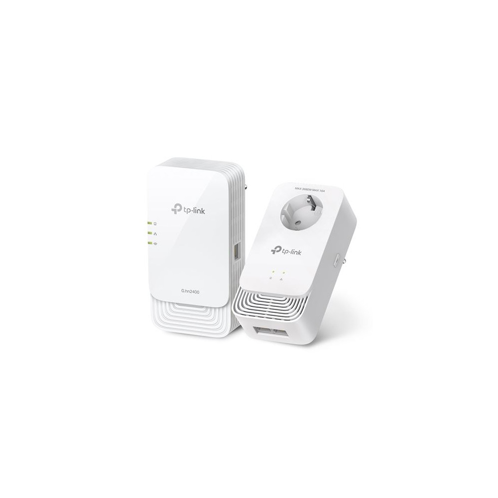 Kit CPL TP-Link G.hn2400 Gigabit WiFi Blanc