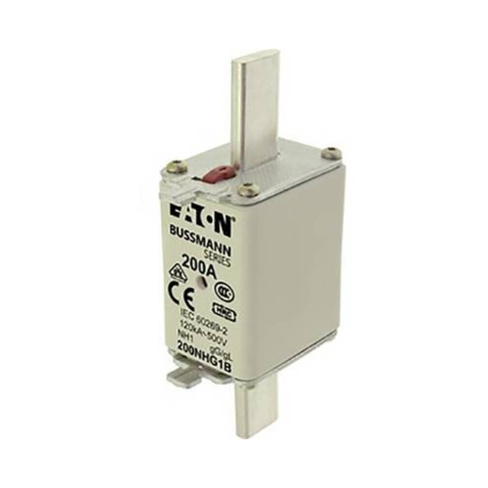 Fusible Nh 200nhg1b Avec Indicateur De Fusible Mécanique Taille Du Fusible = 1 200 A 500 V 3 Pièces. - Eaton
