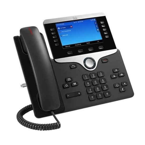 Téléphone VoIP CISCO 8841 - écran 5 - résolution 800 x 480 pixels - codecs G.711aG.722G.729AiLBC - noir