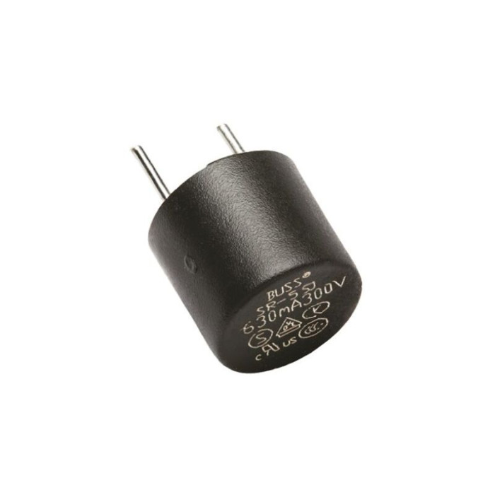 Fusible Miniature Eaton 3.15a, Type T, 250v C.a., Sortie Radiale