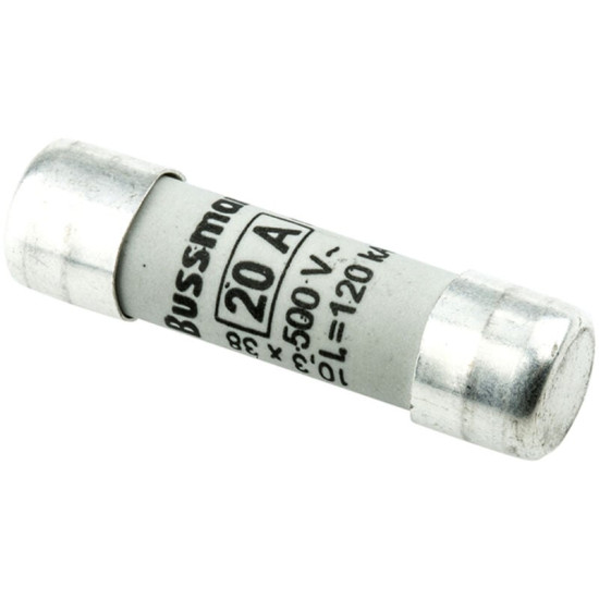 Cartouche fusible Eaton Bussman 20A 10x38mm