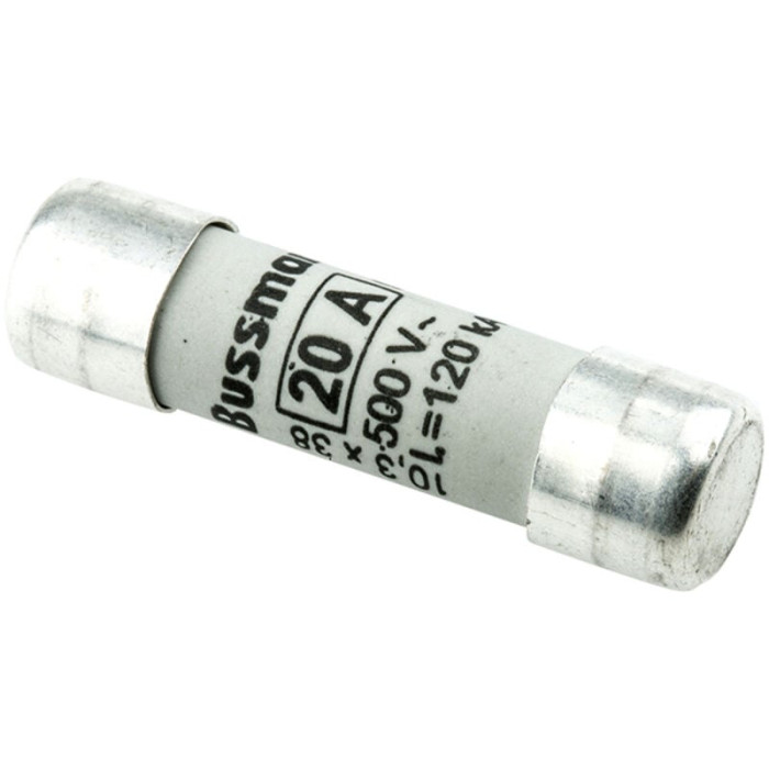 Cartouche fusible Eaton Bussman 20A 10x38mm