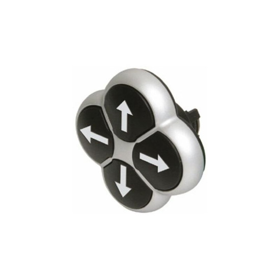 Tête de bouton poussoir Eaton Eaton Moeller Noir, ø découpe 22mm, Momentané ( Prix pour 1 )