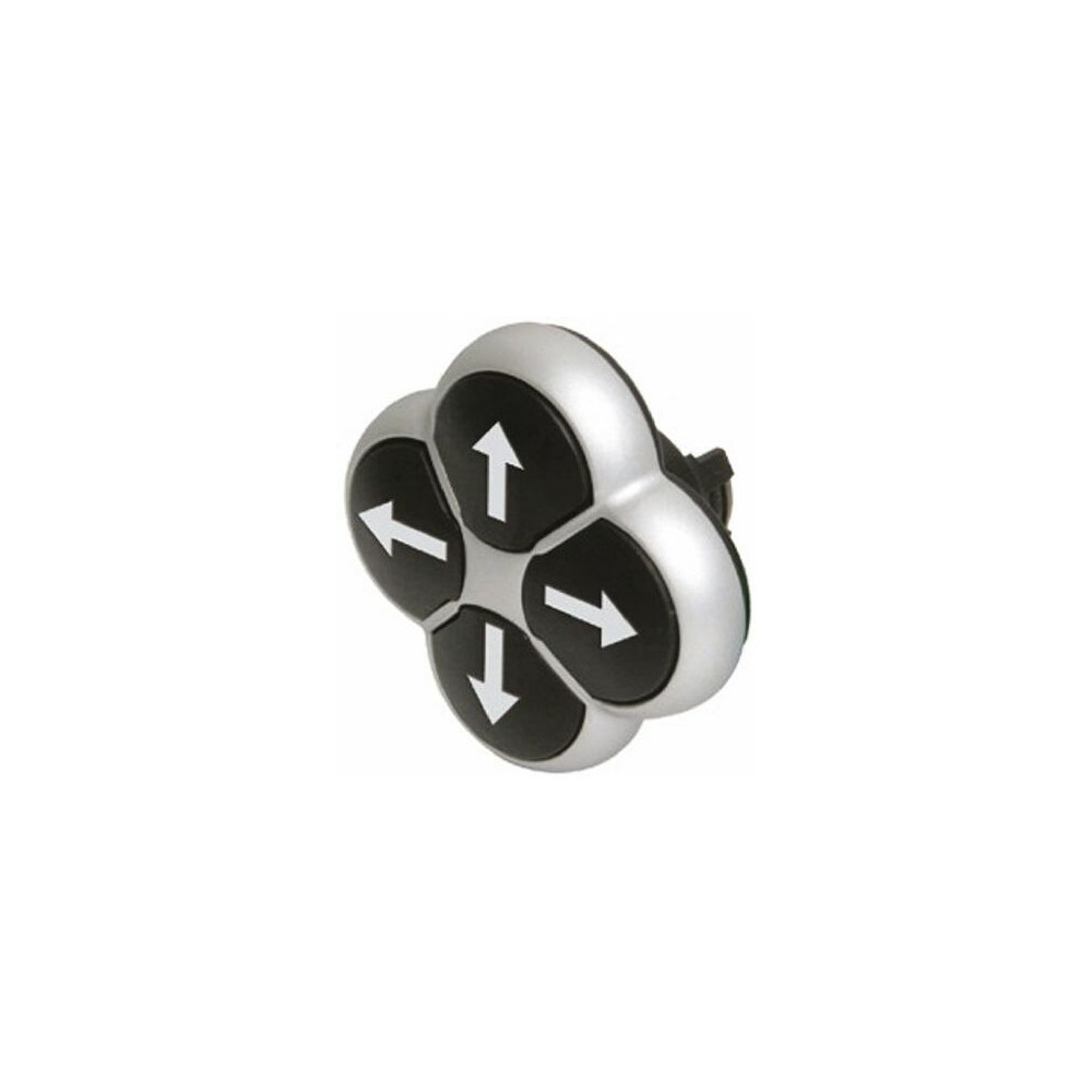 Tête de bouton poussoir Eaton Eaton Moeller Noir, ø découpe 22mm, Momentané ( Prix pour 1 )