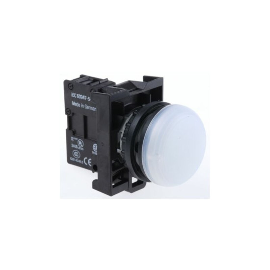 Voyant lumineux led Eaton Blanc 12 30V c.a. / v c.c., ø découpe 22mm, IP69K ( Prix pour 1 )