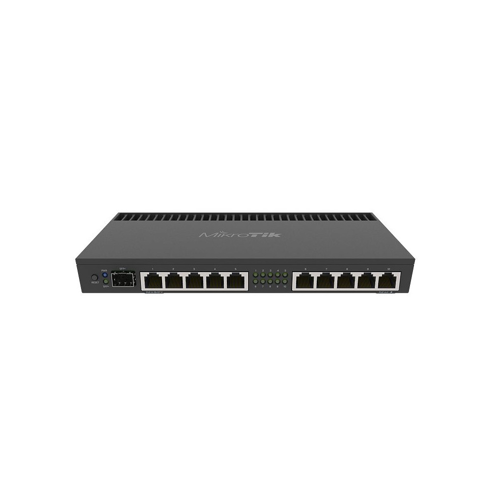 Mikrotik RB4011IGS+RM Routeur connecté Gigabit Ethernet Noir - Neuf