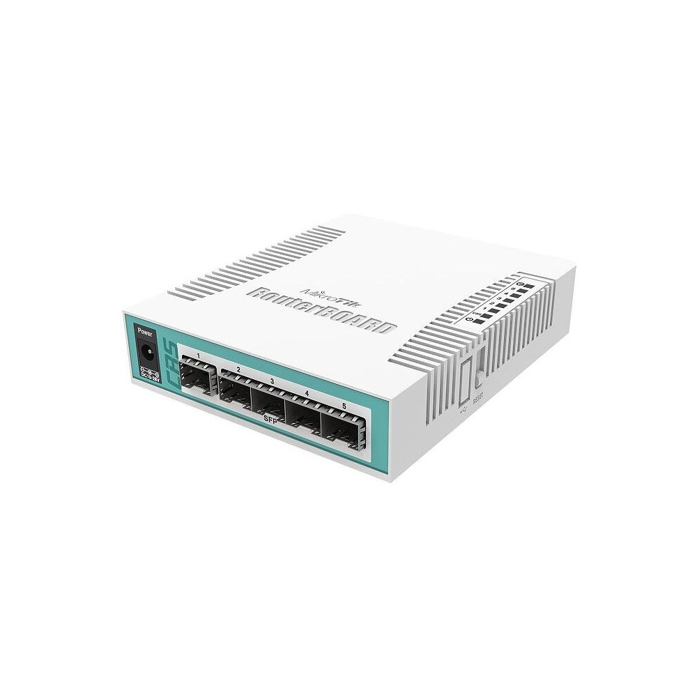 Commutateur Réseau Mikrotik Crs106-1c-5s Gigabit Ethernet (10/100/1000) Power Over Ethernet (poe) Blanc