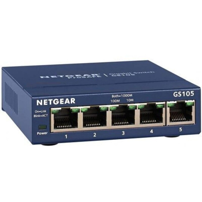Switch Réseau RJ45 Netgear GS105GE - 5 Ports Gigabit