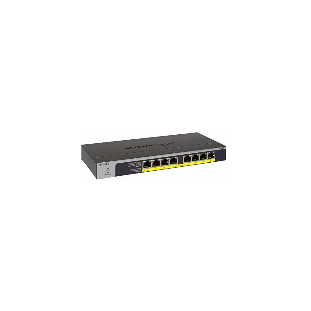 Netgear - GS108LP Non-géré Gigabit Ethernet (10/100/1000) Connexion Ethernet, supportan...