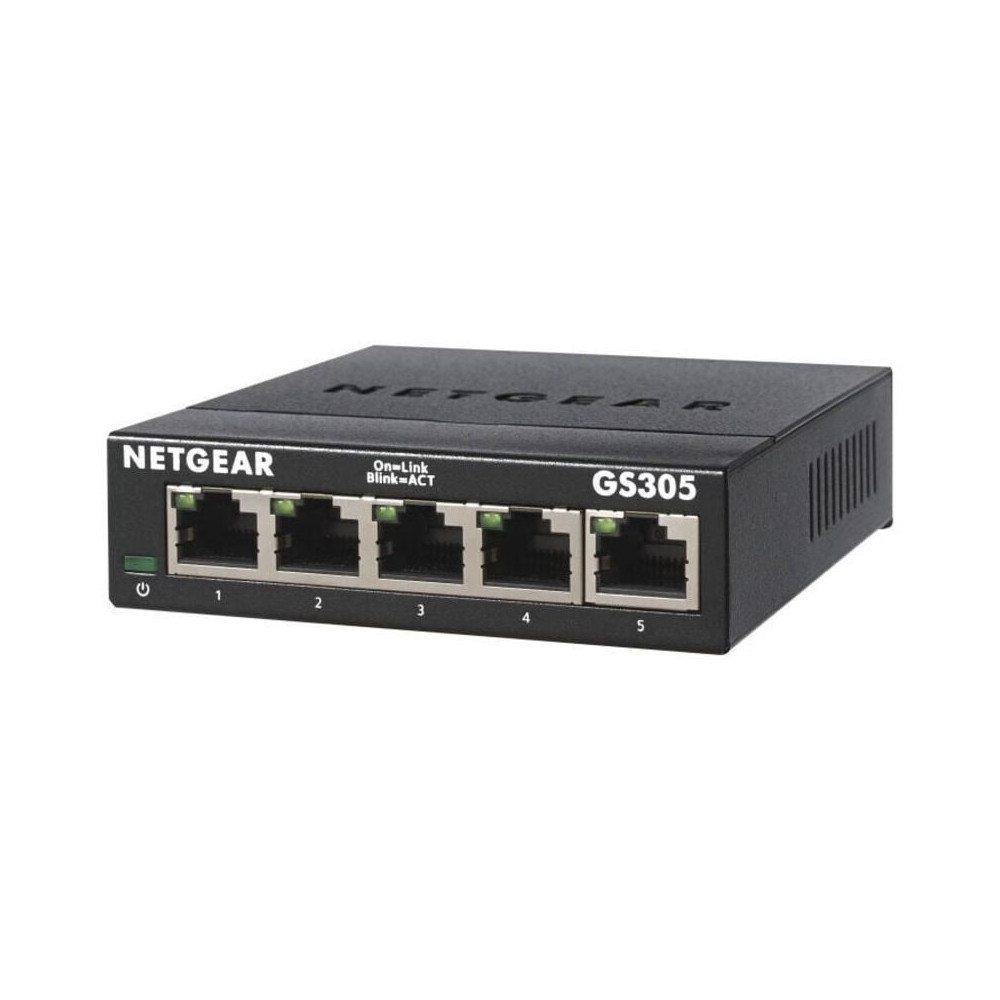 Switch Ethernet Metal 5 ports Gigabit - Netgear GS305