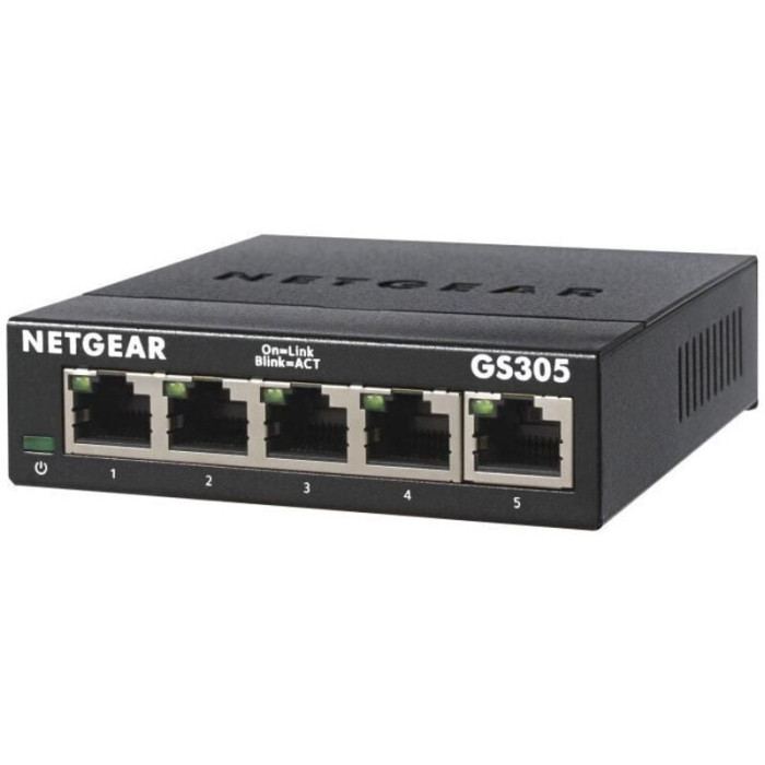 Switch Ethernet Metal 5 ports Gigabit - Netgear GS305