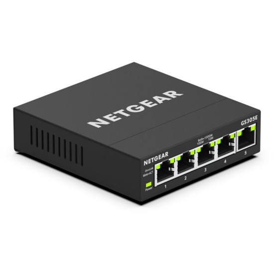 NETGEAR GS305E Switch Ethernet Gigabit Noir