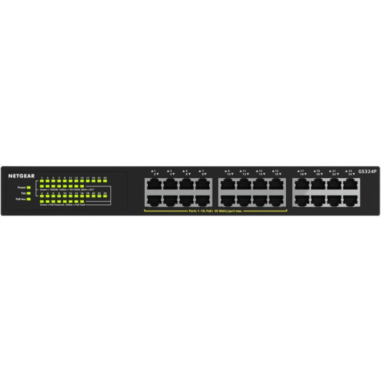 Switch réseau RJ45 NETGEAR GS324P 24 ports PoE
