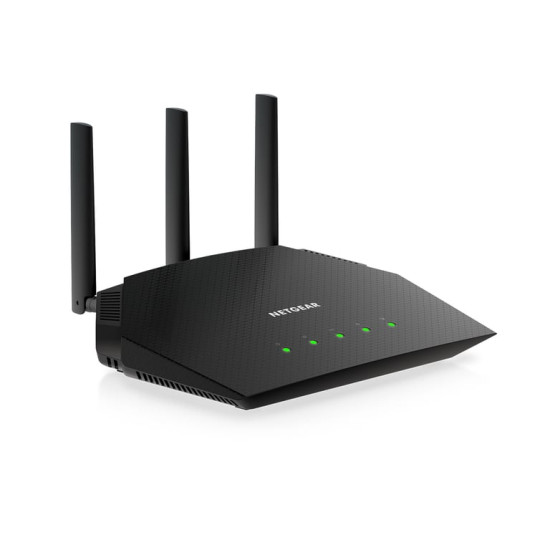 NETGEAR RAX10 - Routeur sans fil commutateur 4 ports - 1GbE - Wi-Fi 6 - Bi-bande - Neuf