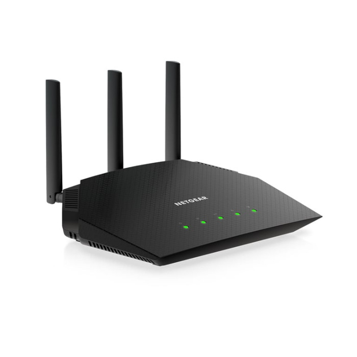 NETGEAR RAX10 - Routeur sans fil commutateur 4 ports - 1GbE - Wi-Fi 6 - Bi-bande - Neuf