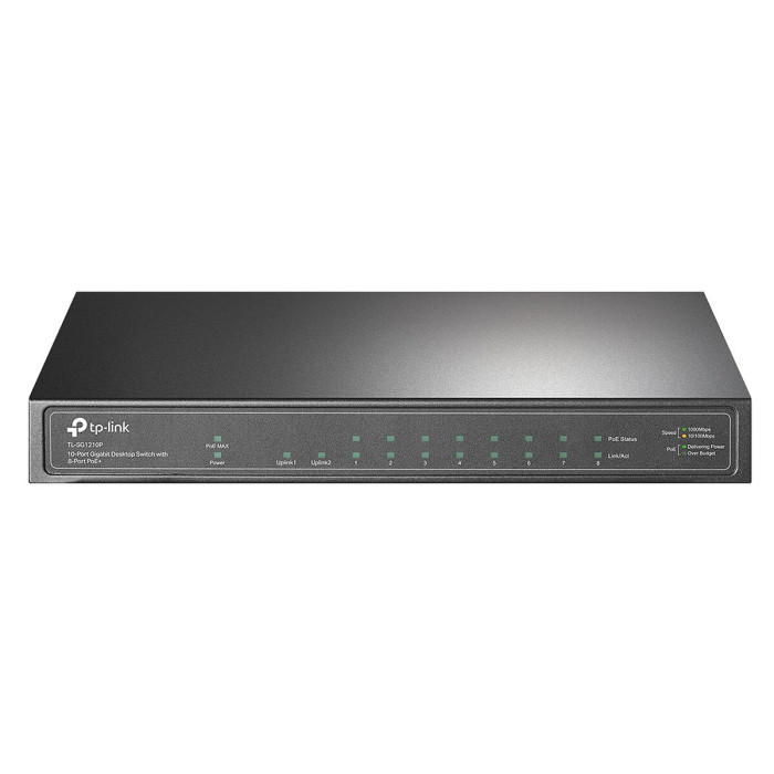 TP-LINK TL-SG1210P - Switch 9 Ports PoE+