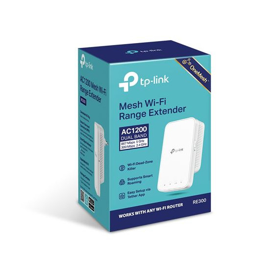 Répéteur Wifi ac 1200Mbits Wall Plug