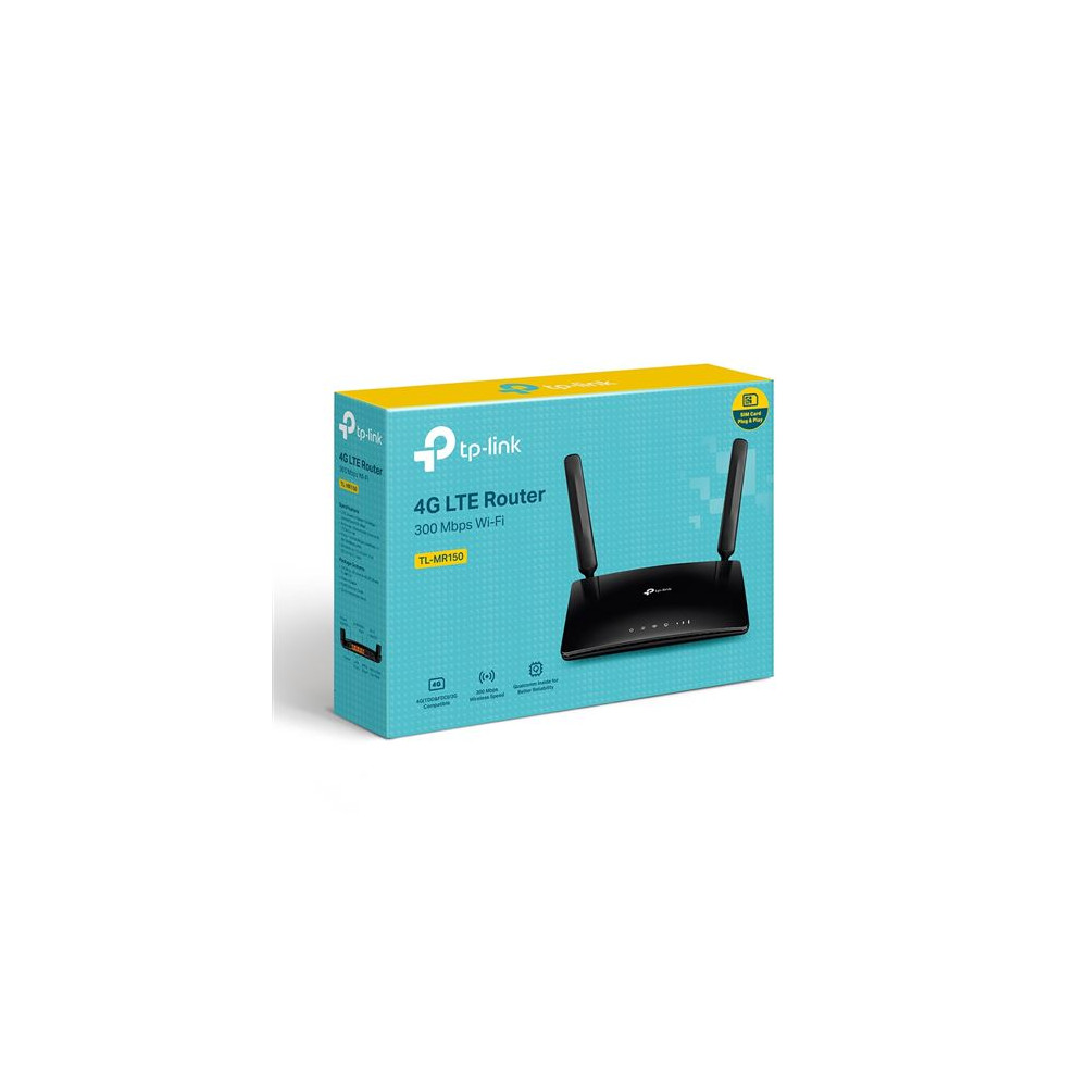 Routeur 4G LTE Wifi N 300 Mo/s TP-Link TL-MR150 Noir
