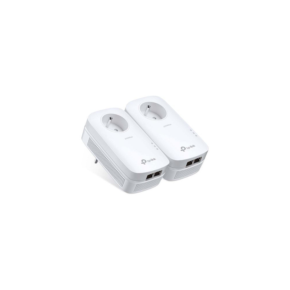 Pack de 2 CPL TP-Link AV2000 2 Ports Gigabit avec Prise Gigogne