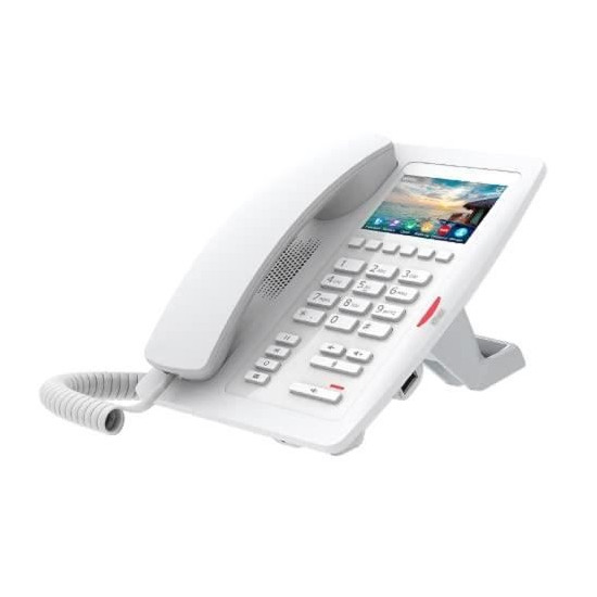 Téléphone SIP H5W-Hotel Wifi blanc