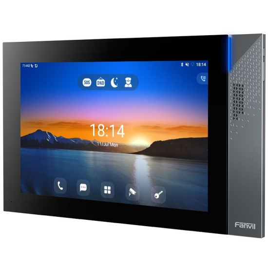Fanvil I57a Système Vidéophone 25,6 Cm (10.1'') Acier Inoxydable, Noir
