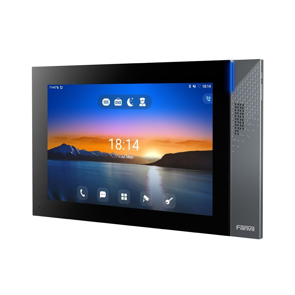 Fanvil I57a Système Vidéophone 25,6 Cm (10.1'') Acier Inoxydable, Noir