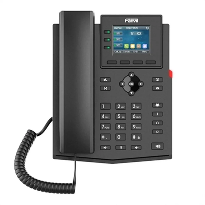 Téléphone fixe Fanvil X303W Noir - Haut-parleur intégré