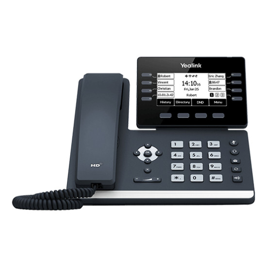 Yealink SIP-T53 téléphone fixe Gris 8 lignes LCD - Neuf