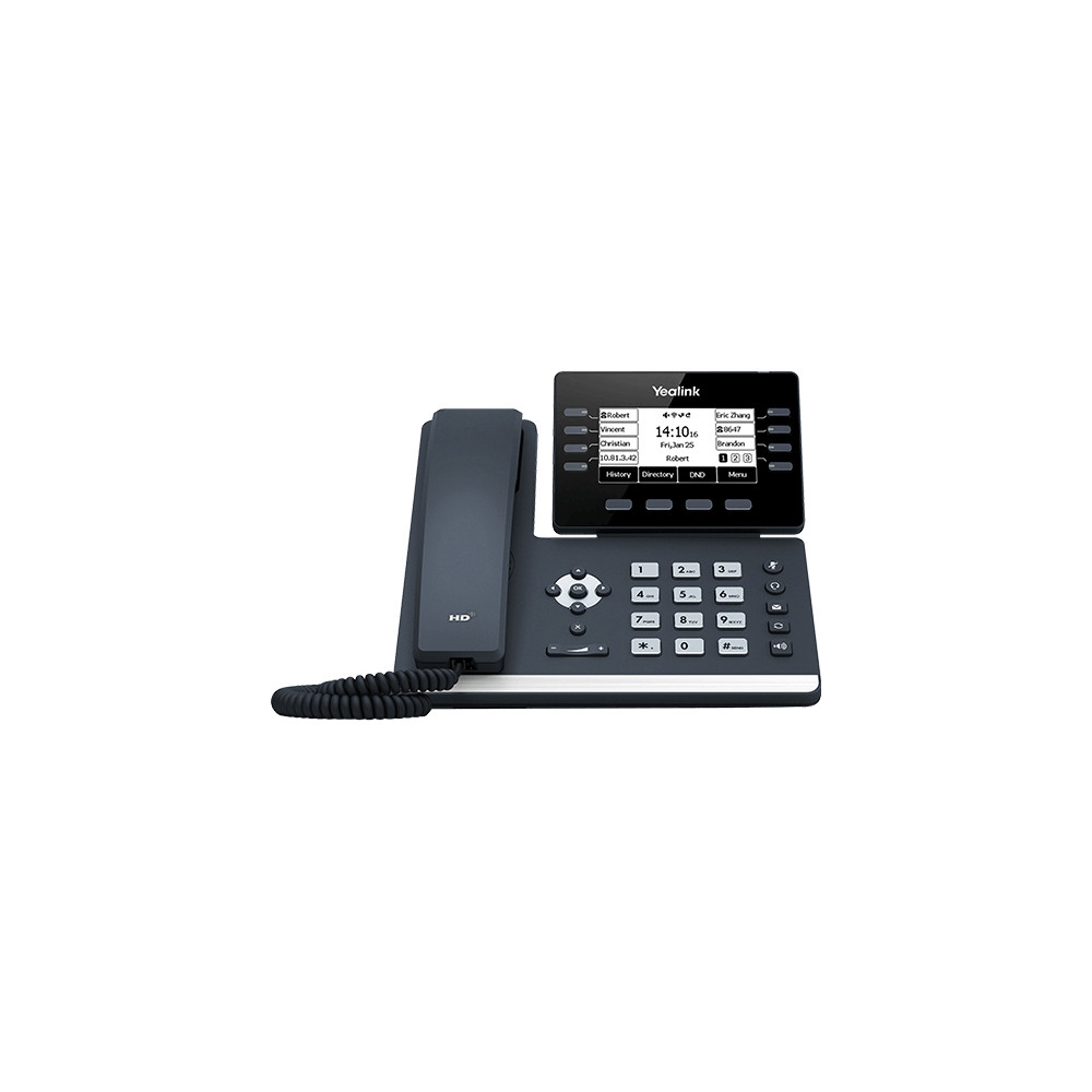 Yealink SIP-T53 téléphone fixe Gris 8 lignes LCD - Neuf